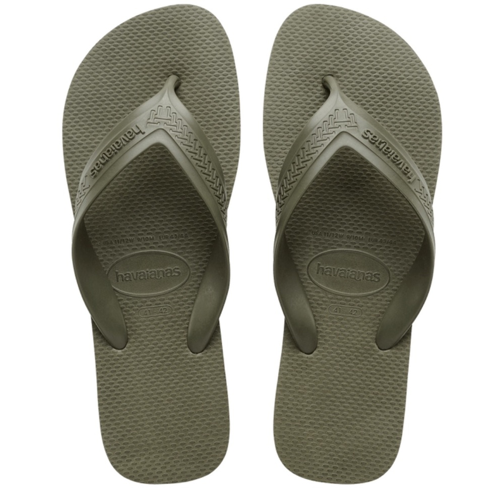 Green Flip Flops Havianas
